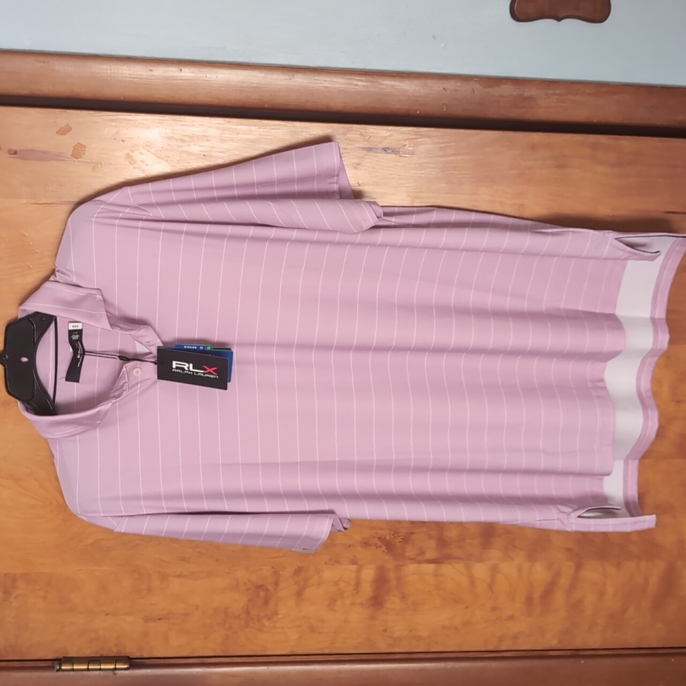 POLO RALPH LAUREN RLX MEN'S GOLF SHIRT SIZE LARGE (NWT)